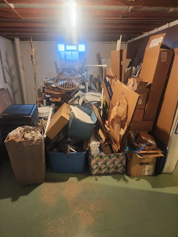 Roll-off dumpster container at job site for 2 Yard Dumpster Rental in Federal Way